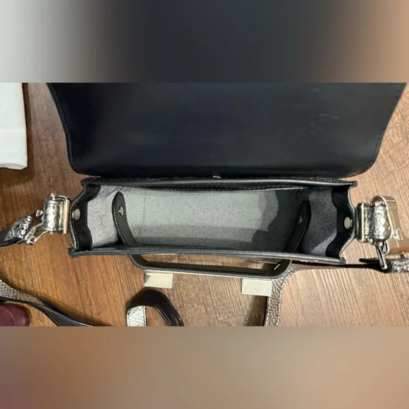 Proenza Schouler PS11 Metallic Silver Crossbody Bag in sz TINY - Picture 7 of 10